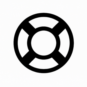 bouee de sauvetage pictogramme