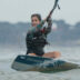Celine en Kitesurf